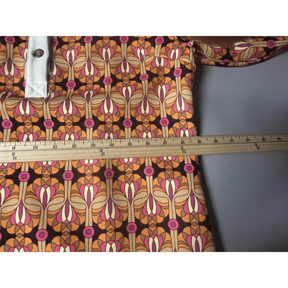 Stylish Retro Patterned Mini Dress - Picture 12 of 14